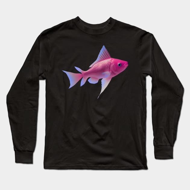 Aesthetic Pastel Fish Long Sleeve T-Shirt by EmeraldWasp